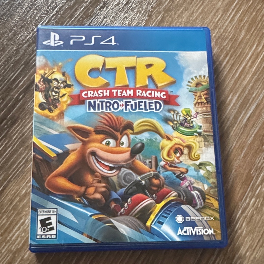 Crash Team Racing Nitro-Fueled for PS4 - Blue Case